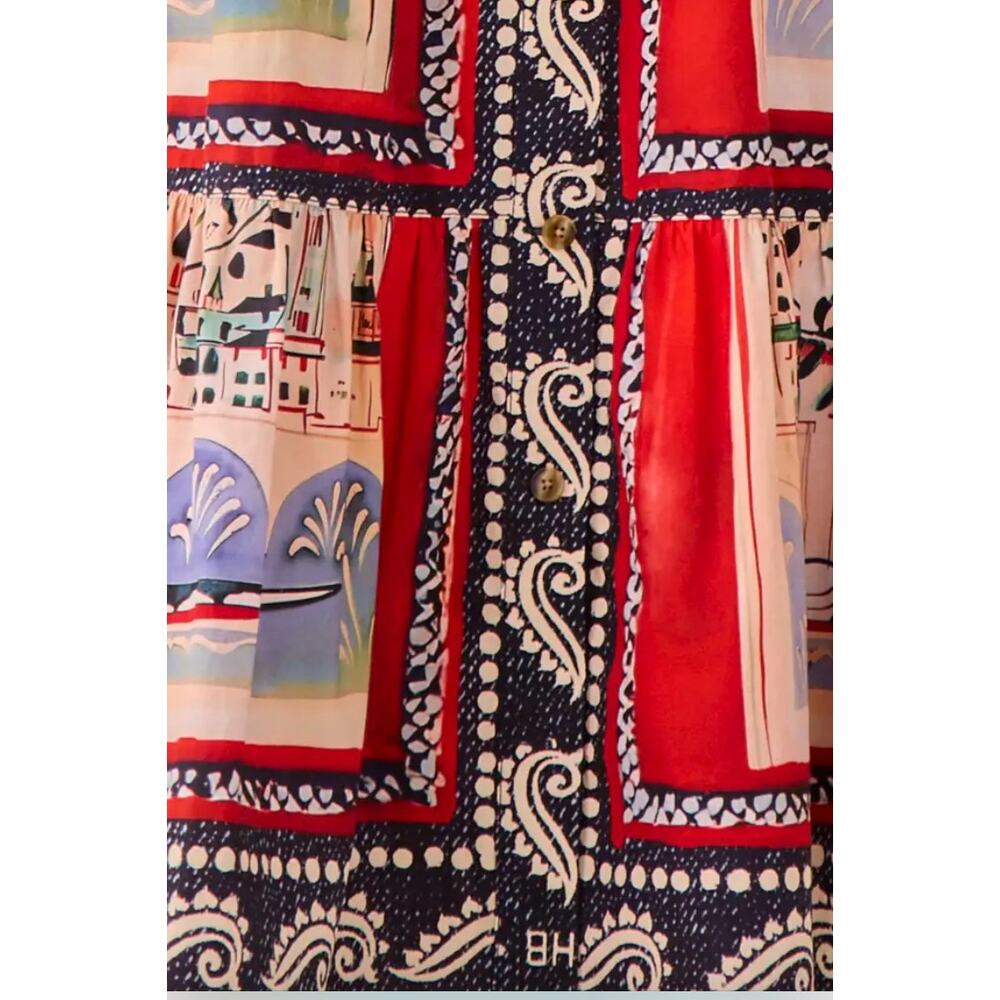 Hunter Bell Leslie Dress in Coastal Village XS - Picture 4 of 11